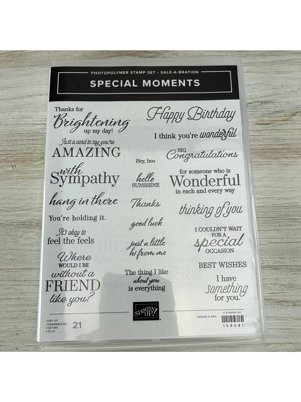 Stampin' Up! - Special Moments